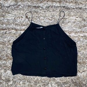 Sparkle & Fade Spaghetti Strap Crop Top